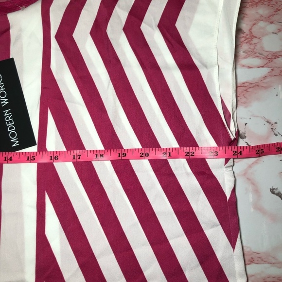 Modern works striped blouse size L - Picture 6 of 7